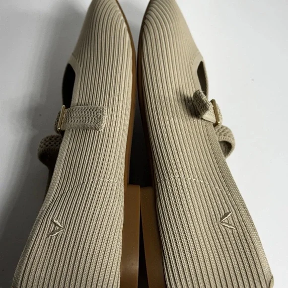 VIVAIA Shoes Womens Sz 9/40 Square-Toe Margot Mary Jane Minimalist Travel Ballet - Picture 5 of 10